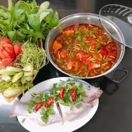 CÁ DIÊU HỒNG LẨU CHUA CAY