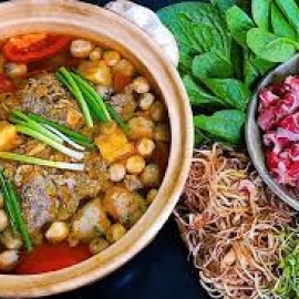 LẨU RIÊU CUA BẮP BÒ