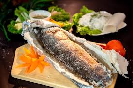 CÁ LÓC NƯỚNG MUỐI