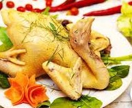 GÀ TA HẤP LÁ CHANH / 1 CON