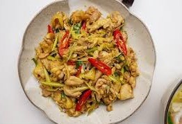 GÀ TA XÀO SẢ ỚT / 1 CON